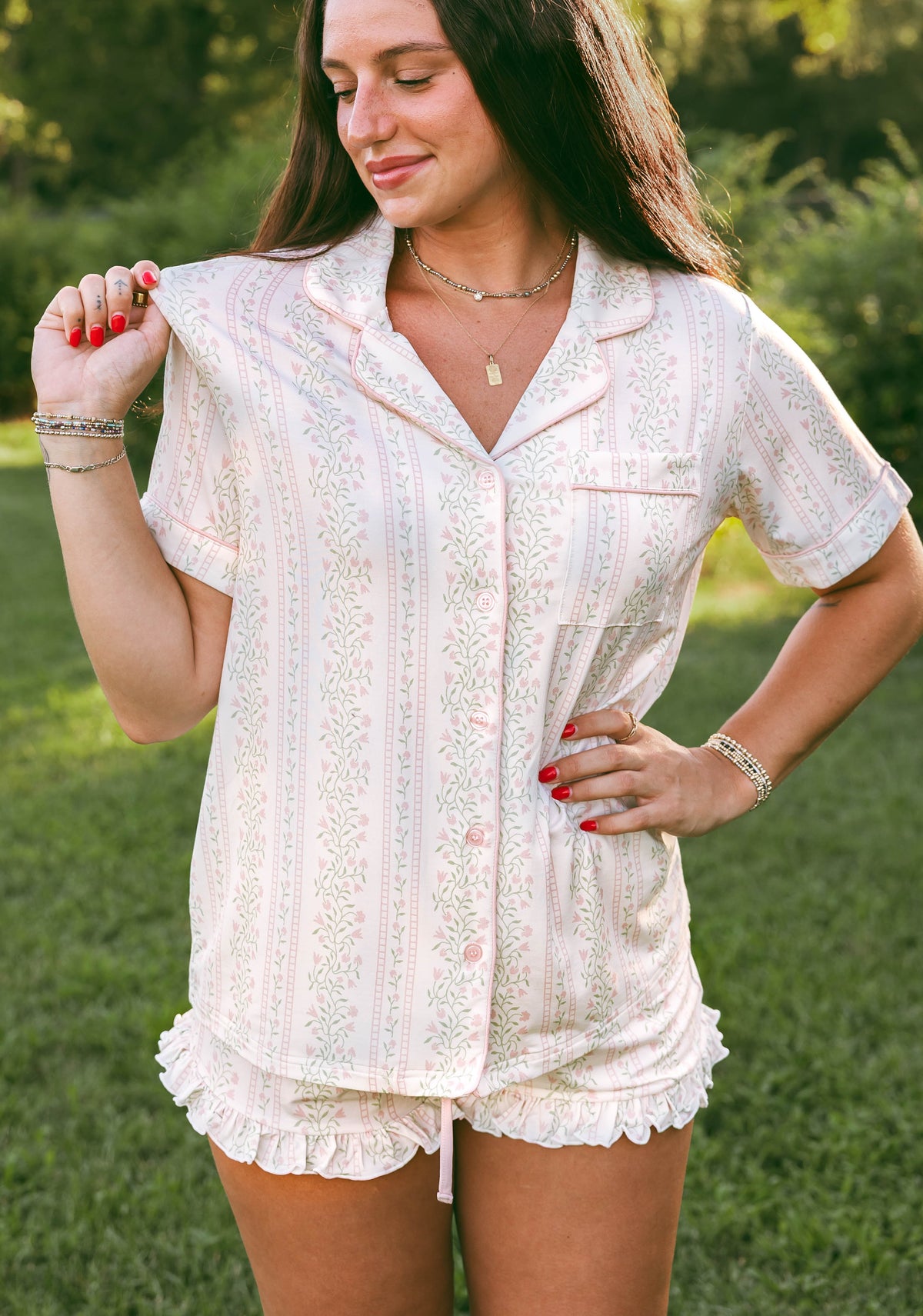 The Slow Morning Short-Sleeve Set
