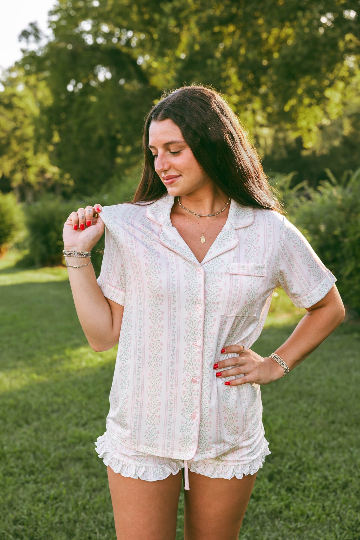 The Slow Morning Short-Sleeve Set