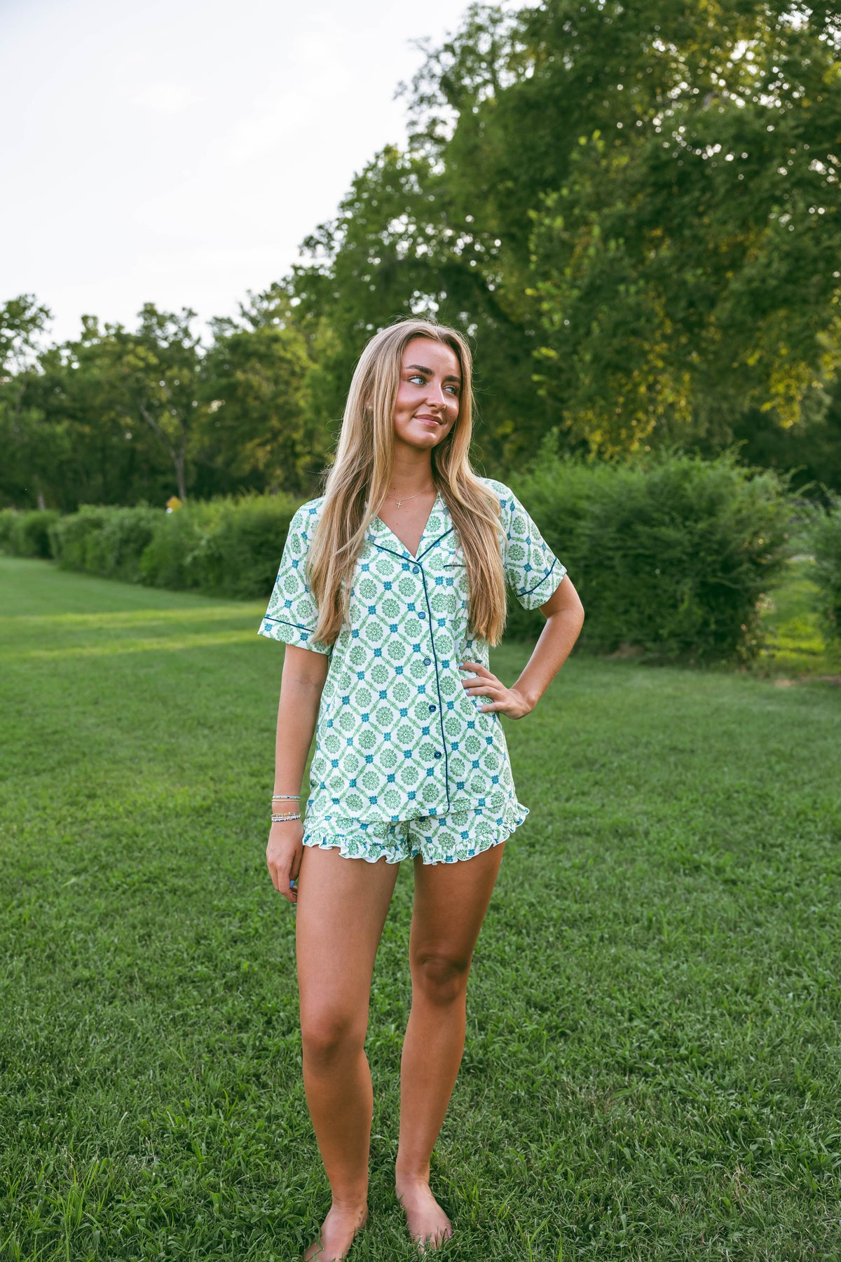 The Breakfast in Bed Short-Sleeve Set