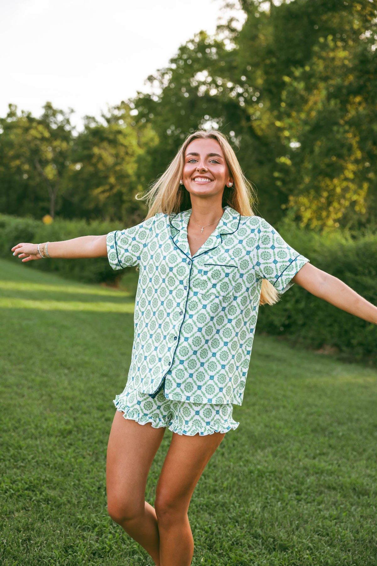 The Breakfast in Bed Short-Sleeve Set